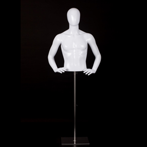 Half body male mannequin