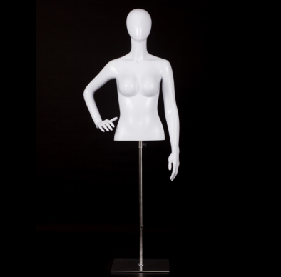 Half body female mannequin
