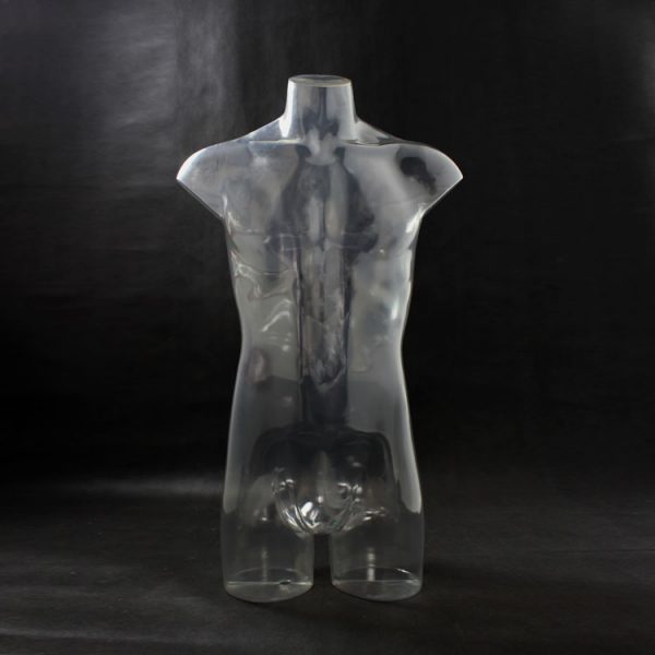 Posh Concept transparent half body mannequin with stand