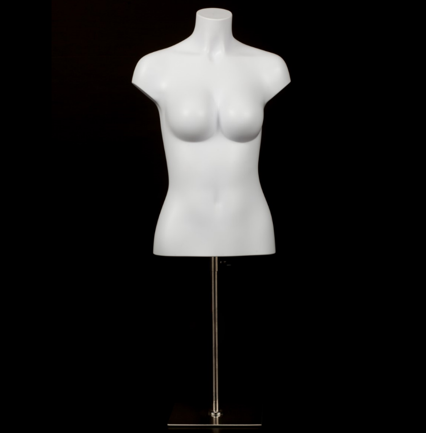 Posh Concept plastic female mannequin torso
