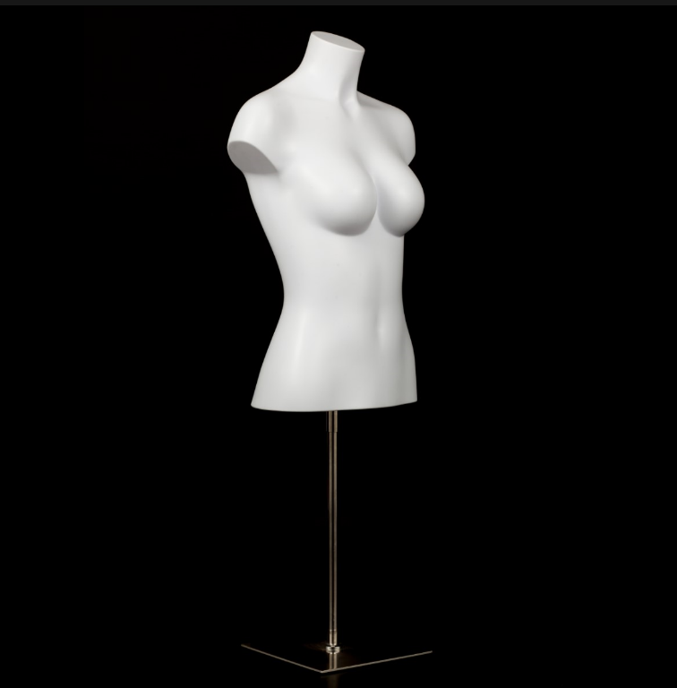 Posh Concept plastic female mannequin torso