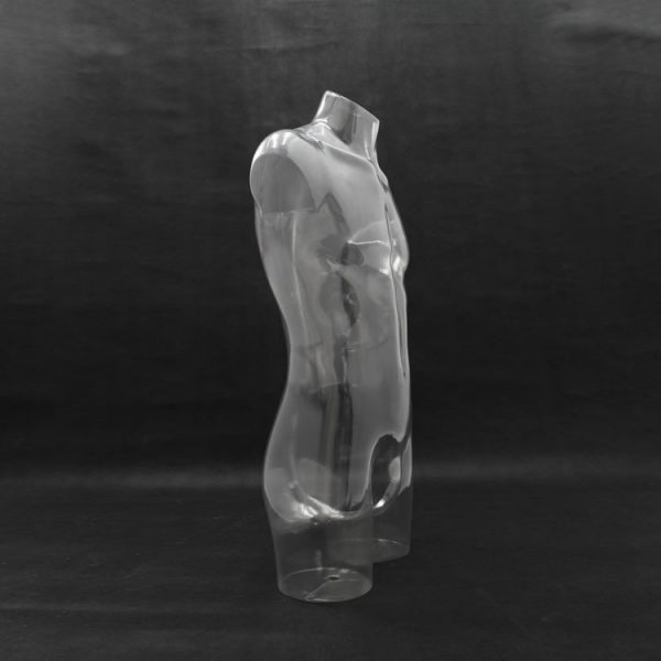 Posh Concept transparent half body mannequin with stand