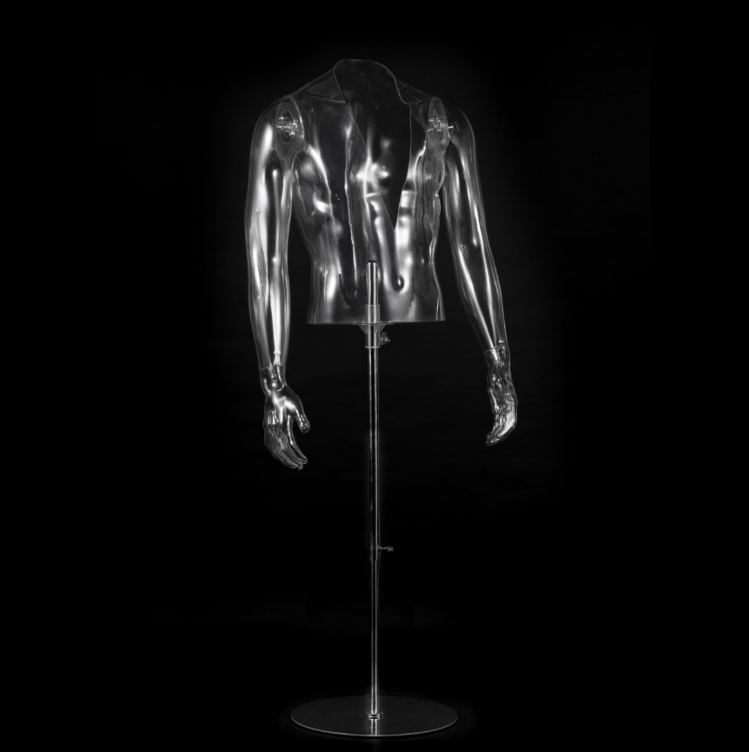 Posh Concept transparent half body mannequin