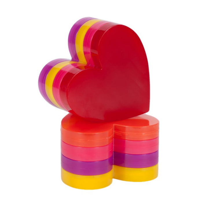 Posh Concept heart red shaped box