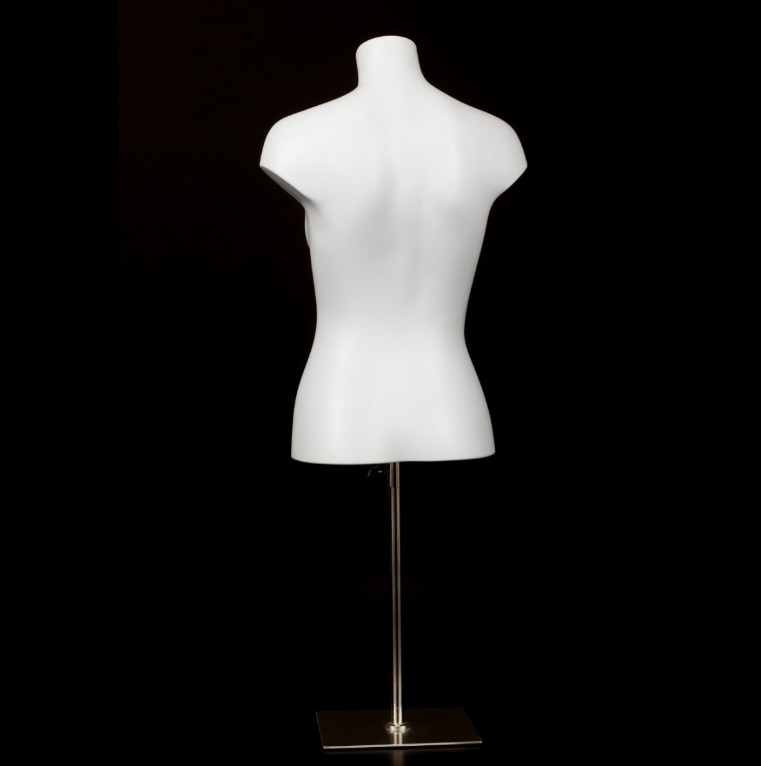 White Female Half Mannequin, 24.41 inch Height Posh Concept