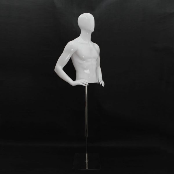 Posh Concept plastic mannequin half body with head