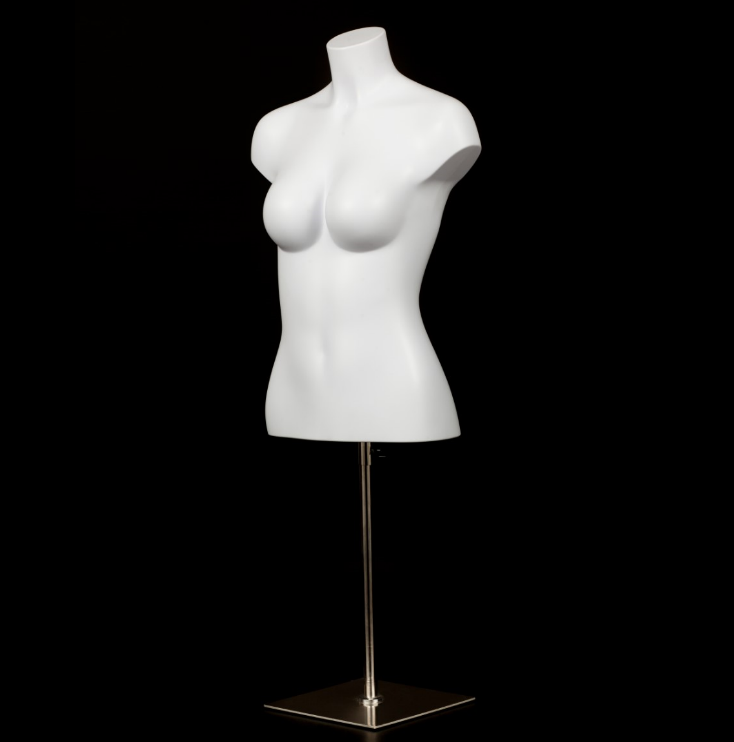 Posh Concept plastic female mannequin torso
