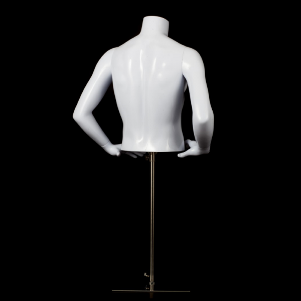 Posh Concept plastic male half body mannequin